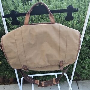J. Crew Tan Messenger Bag
